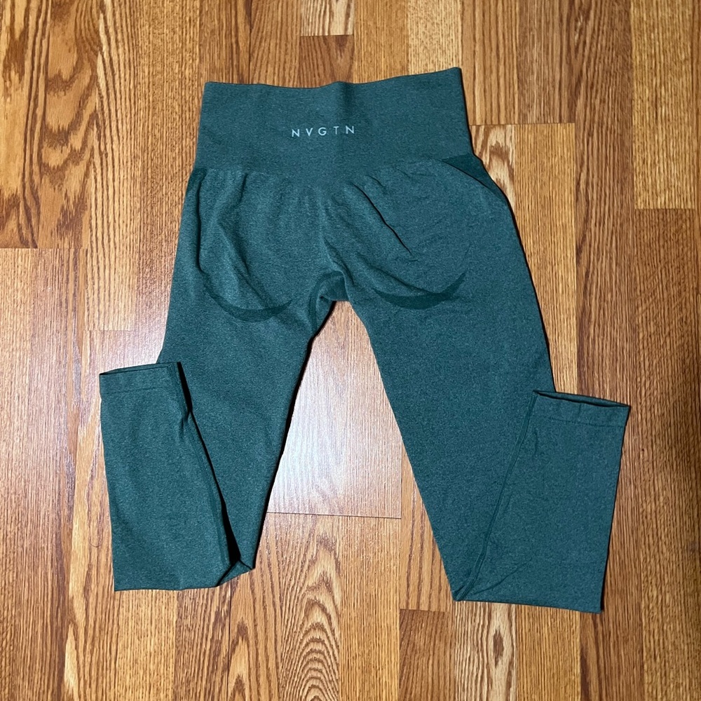 NVGTN Forest Green Contour Seamless Leggings
